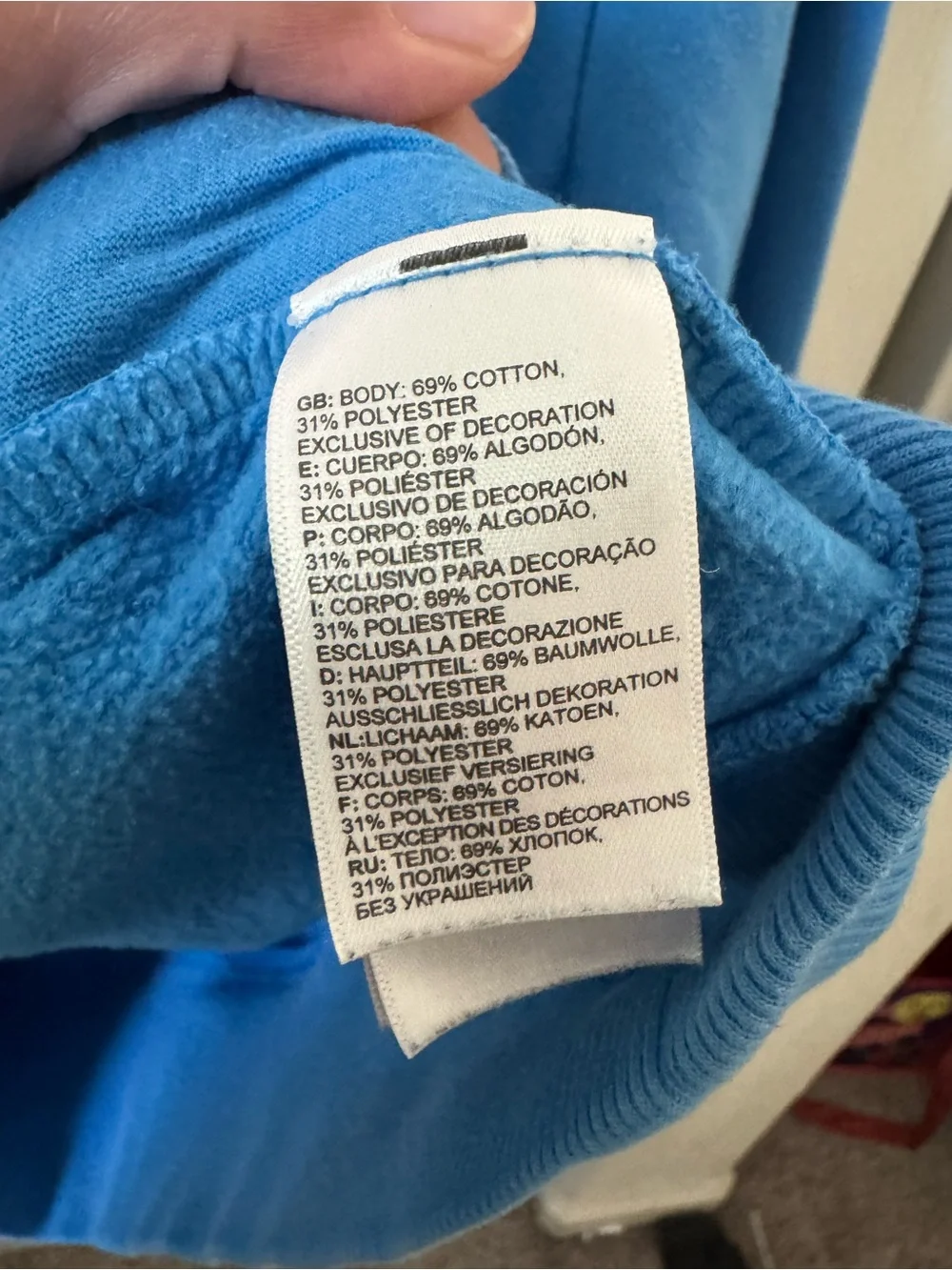 The North Face Blue Graphic Pullover Hoodie Men’s Small